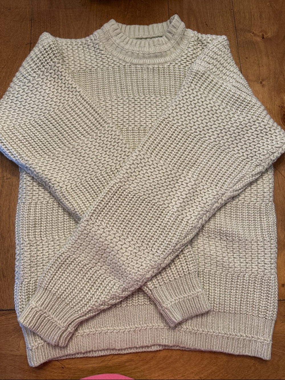 Chunky Cream Knit Sweater